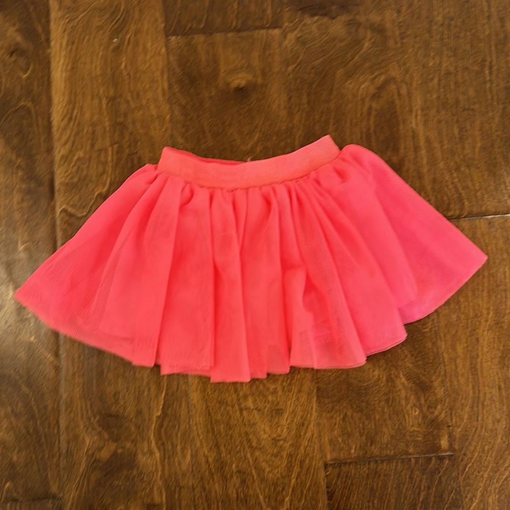 Pink Neon Tulle Skirt for Toddler